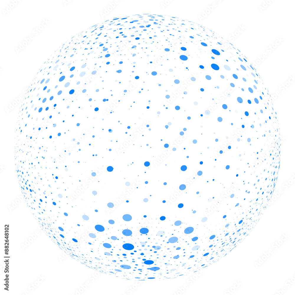 abstract halftone dotted sphere shape background abstract halftone dotted sphere shape background