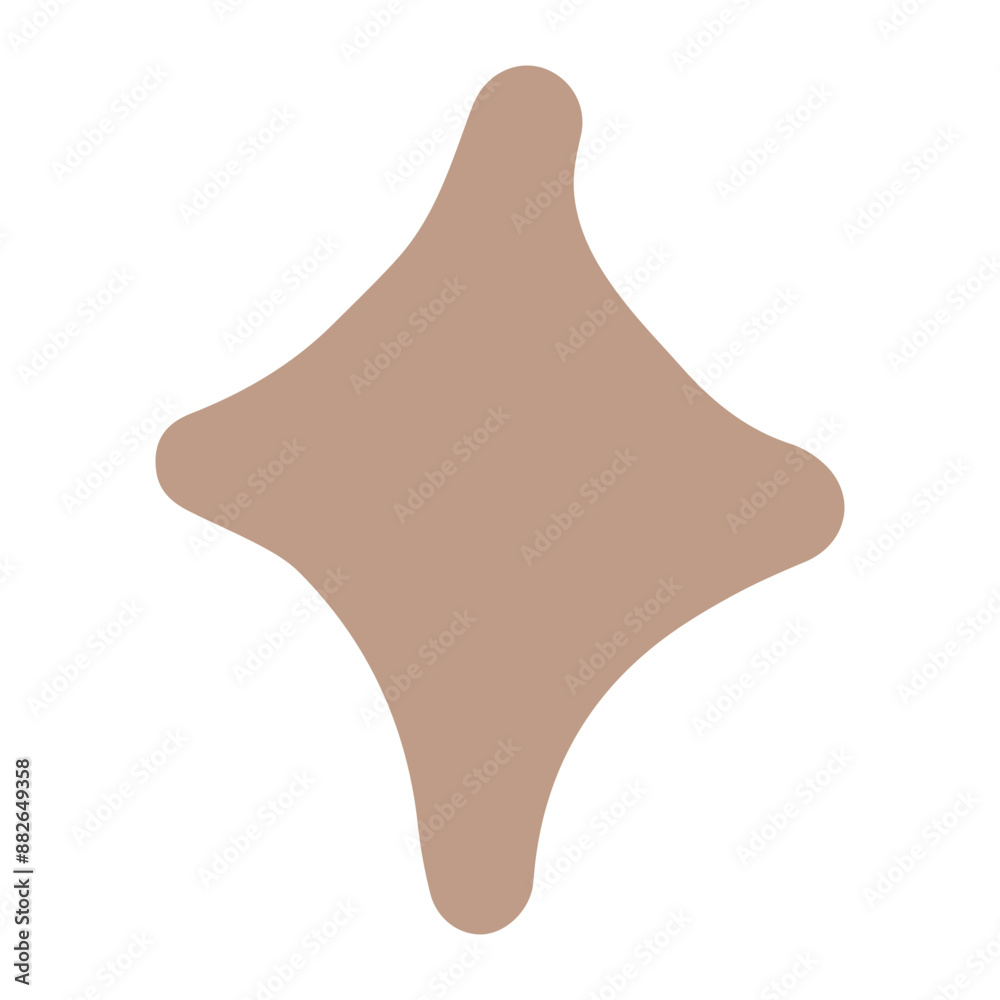 Cute Boho Shape Element