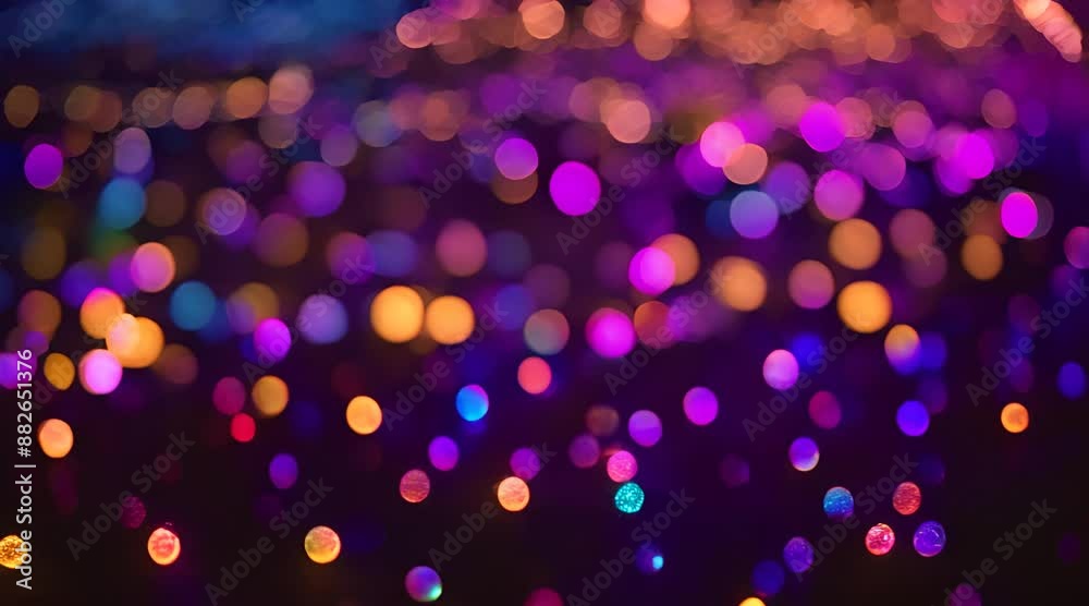 sparkling colorful bokeh lights abstract