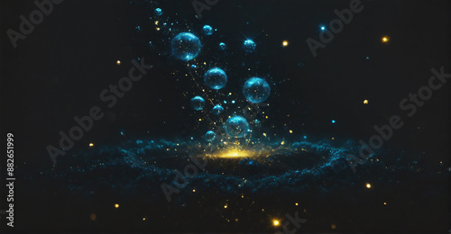 An exquisite cosmic scene showcasing a vast field of twinkling stars against a deep, dark backdrop for a luxurious and mesmerizing celestial display
