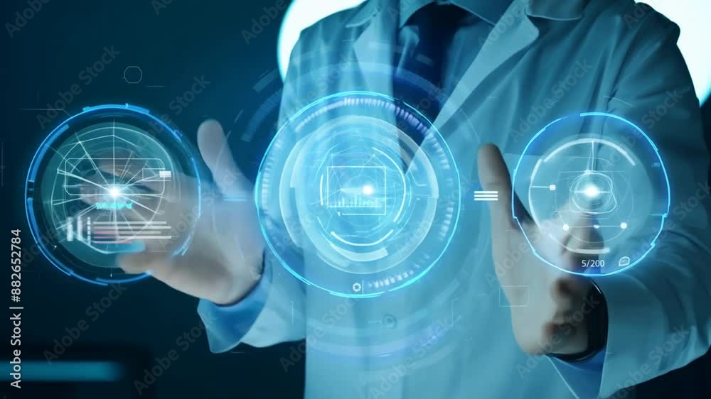 Scientist Interacts With a Machine Learning Interface Generative AI Scientist Interacts With a Machine Learning Interface Generative AI