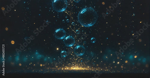 An elegant starry sky with glowing stars twinkling softly against a deep, dark backdrop for a stunning and serene celestial scene
