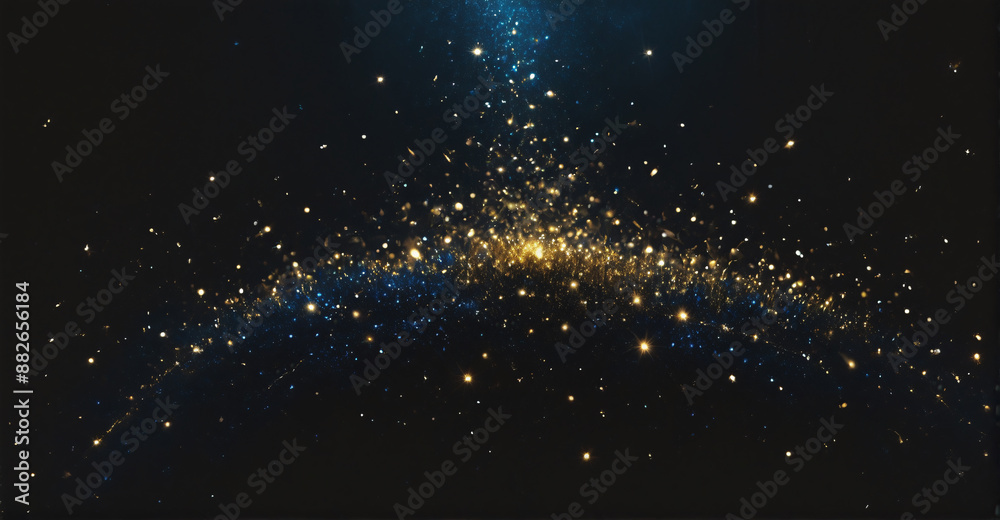 Fototapeta premium A mesmerizing celestial background showcasing countless luminous stars against a deep, dark canvas for a breathtaking and enchanting visual 