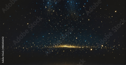 A mesmerizing display of glowing stars against a deep, starry backdrop creating a serene and enchanting cosmic visual experience
