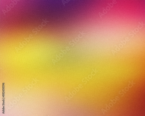 Abstract background featuring a blend of yellow, orange, purple, and pink with a subtle grainy texture