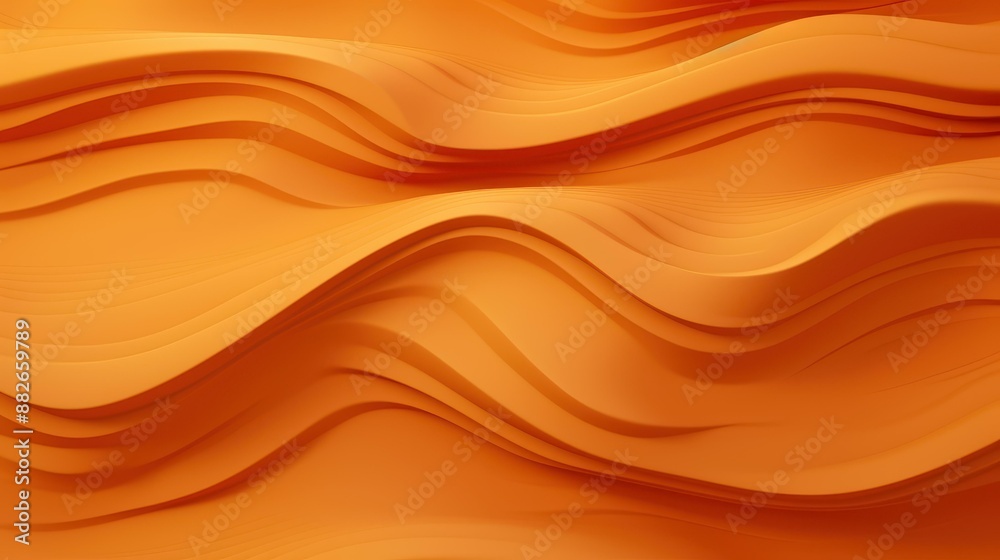 Vibrant orange abstract waves with overlapping 3D layers, perfect for business presentations or design projects. Vibrant orange abstract waves with overlapping 3D layers, perfect for business presentations or design projects.