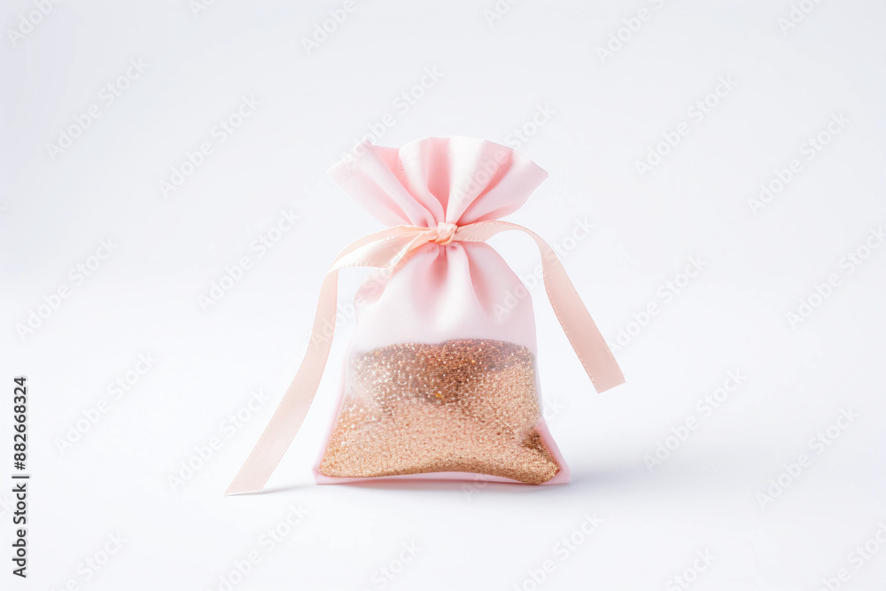 bag of glitter with ribbon bag of glitter with ribbon