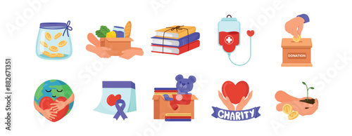 Charity Element Vector Set