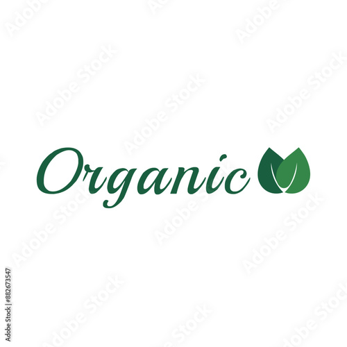 Organic, natural product, eco, vegetarian, leaf icon