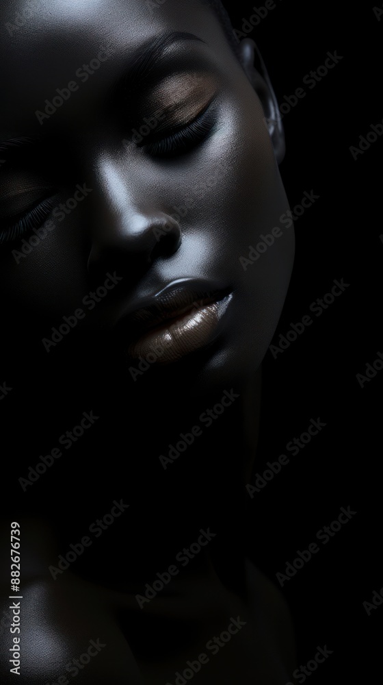 Skin portrait adult black. Skin portrait adult black.
