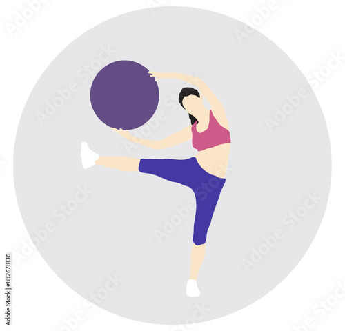 swiss ball exercise