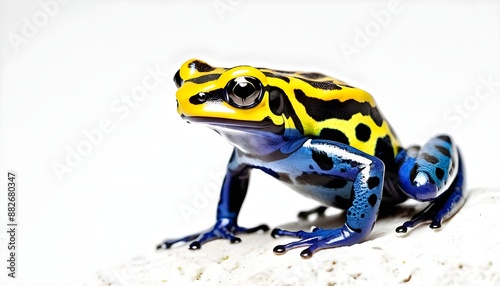 Poison Dart Frog on white background, Poison Dart Frog isolated on white, animal photos