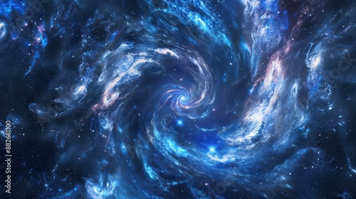 Galactic Swirls stock photo 