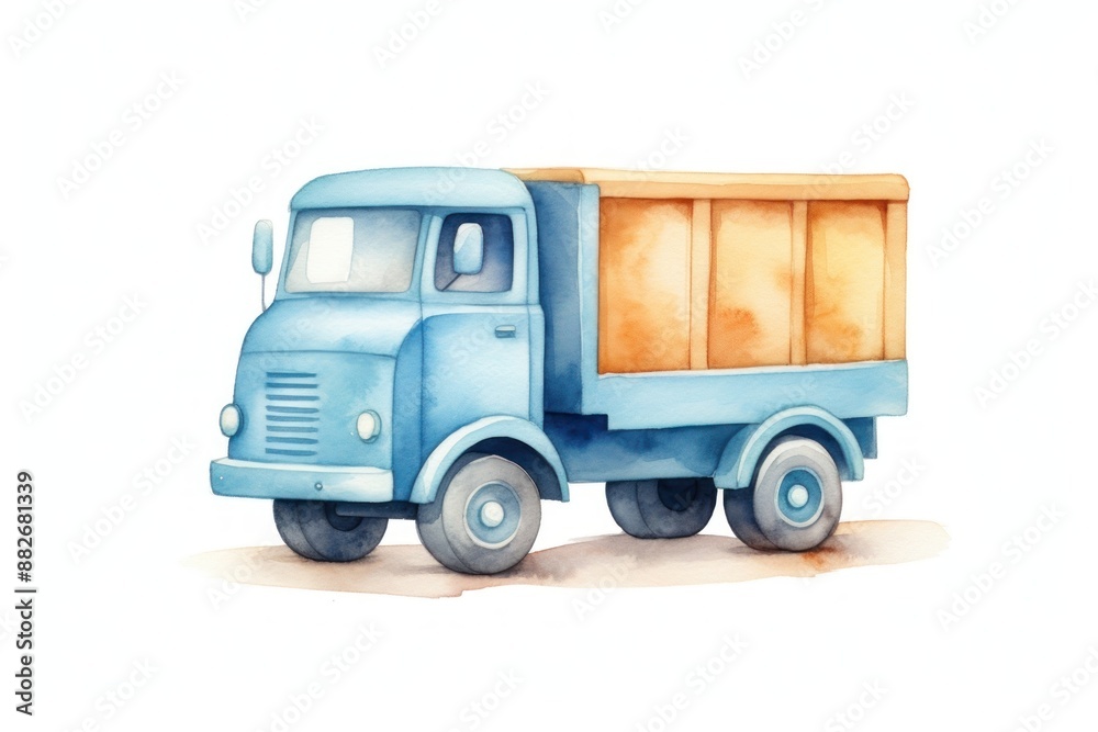 Toy truck vehicle transportation semi-truck. Toy truck vehicle transportation semi-truck.