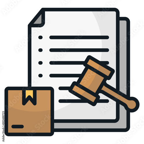 Regulatory Compliance  Icon Element For Design