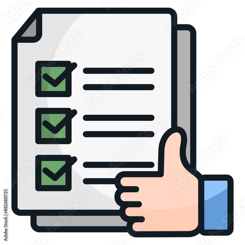 Supplier Evaluation  Icon Element For Design