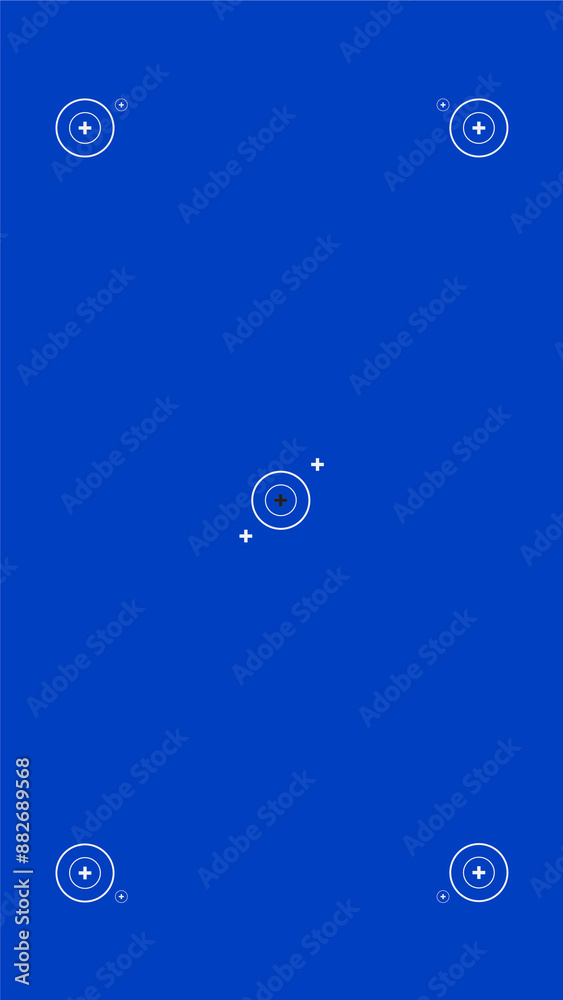 Blue screen background, VFX motion tracking markers. Art design blue screen backdrop template. Abstract concept video footage replacement tracking markers element. Blue screen background, VFX motion tracking markers. Art design blue screen backdrop template. Abstract concept video footage replacement tracking markers element.