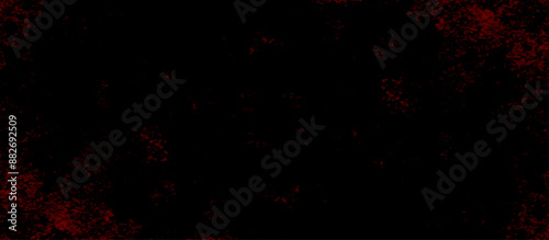 Abstract red marble on black background. Dark grunge textured red concrete wall background. gray and red granite tiles floor on red background. gloomy black and red colors background for design.