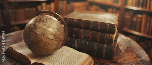 A lecture on lesser-known historical events in a series of educational presentations for learning. photo