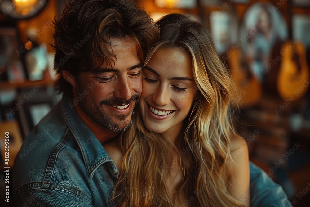 love couple cuddling each other in the cafe bokeh style background love couple cuddling each other in the cafe bokeh style background