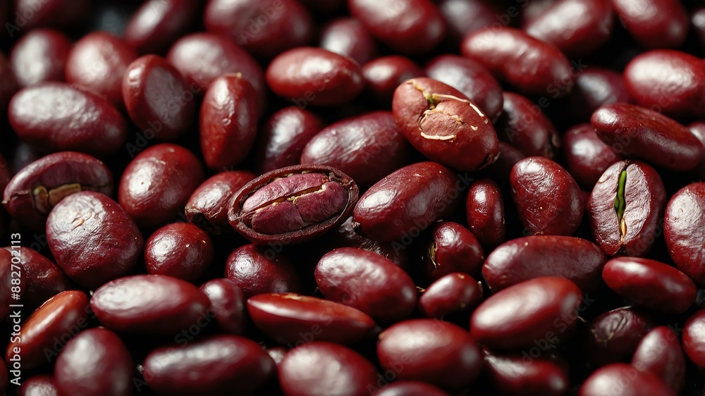 vibrant and bright view of adzuki beans in cinematic c background vibrant and bright view of adzuki beans in cinematic c background