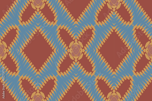 Aztec style abstract vector illustration. design for texture, fabric, clothing, African ikat ancient Egypt arabesque cloth Asian design bandana print silk