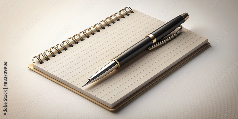 A crisp, modern illustration of a solitary pen poised over a blank notepad, ready to capture a brilliant business idea, with subtle shading and texture. A crisp, modern illustration of a solitary pen poised over a blank notepad, ready to capture a brilliant business idea, with subtle shading and texture.