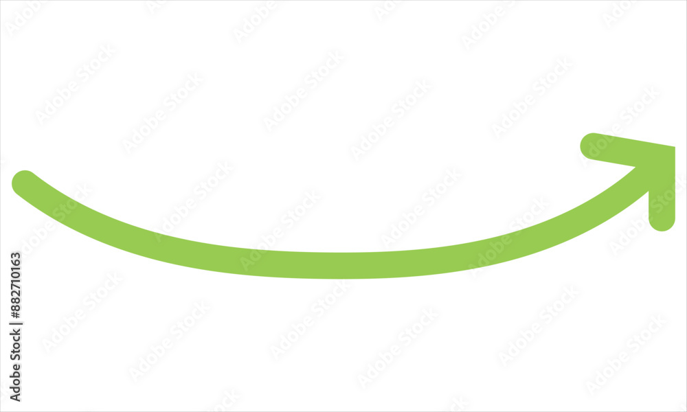 An arrow sign drawn with green marker on white background. EPS 10/AI An arrow sign drawn with green marker on white background. EPS 10/AI