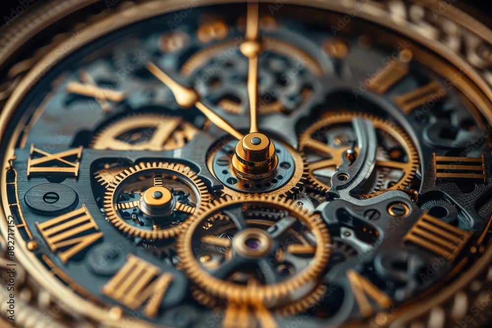 A close-up of a clock face that emphasizes the precision and accuracy of timekeeping. A close-up of a clock face that emphasizes the precision and accuracy of timekeeping.