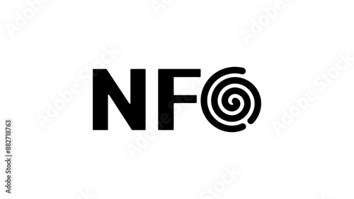 NFC, Near Field Communication, black isolated silhouette