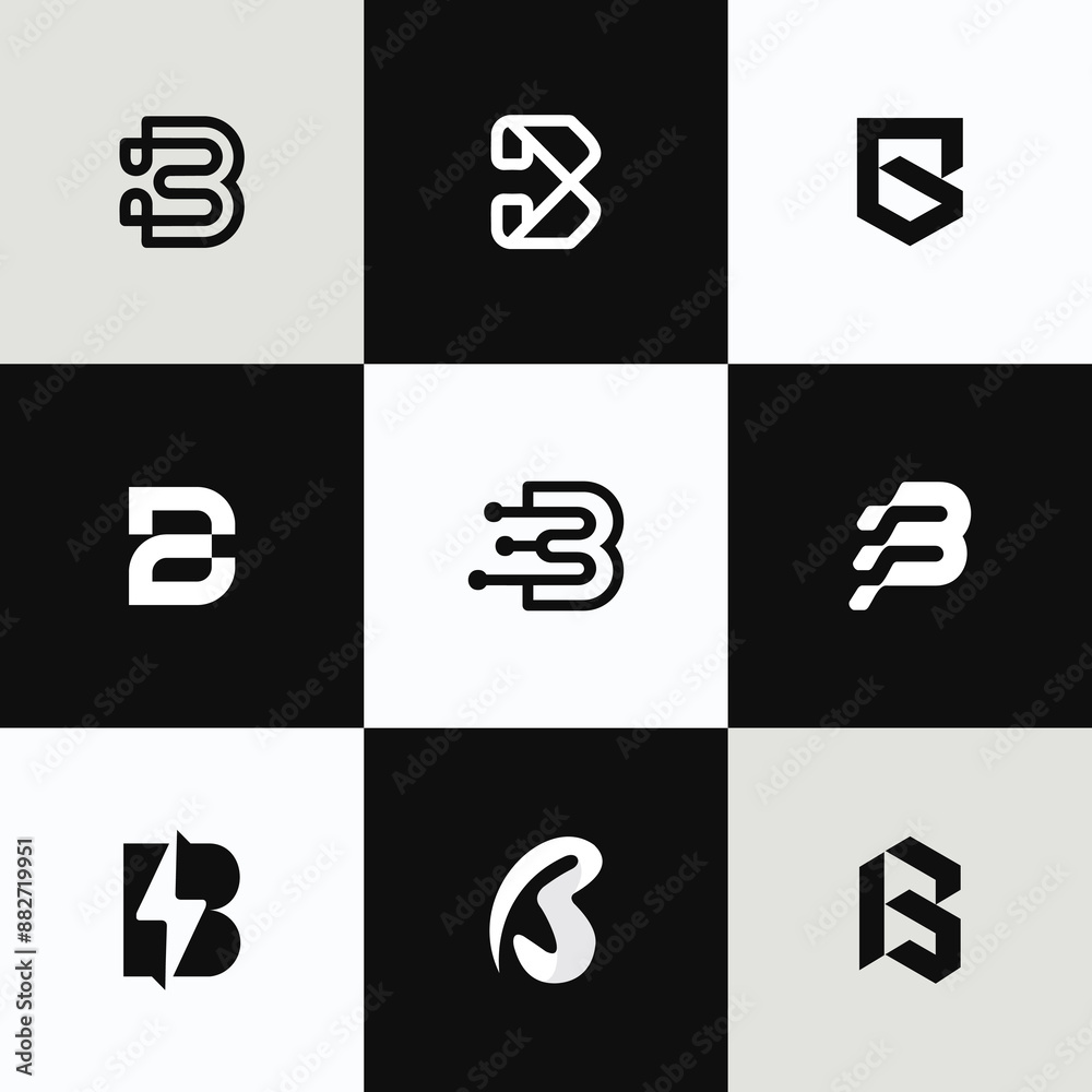 VECTOR A SET OF LOGO B