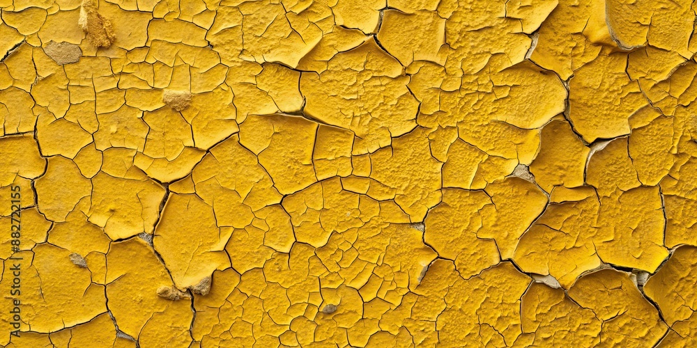 Cracked peeling yellow paint background texture seamless tile, peeling, cracked, old, vintage, distressed, weathered, rustic Cracked peeling yellow paint background texture seamless tile, peeling, cracked, old, vintage, distressed, weathered, rustic