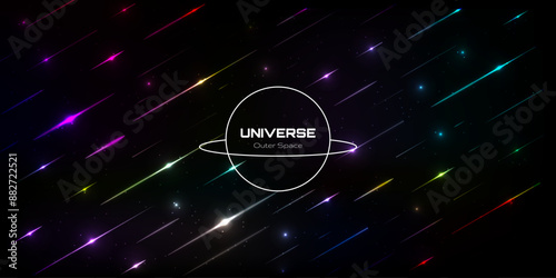 outer space universe design background, outer space poster, abstract gradient, diagonal lines pattern