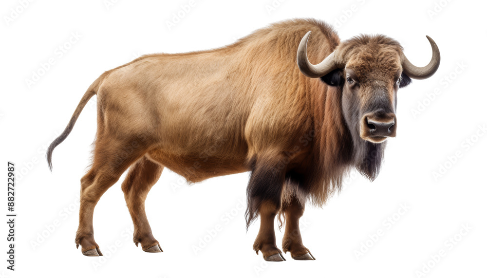buffalo isolated on transparent background cutout buffalo isolated on transparent background cutout