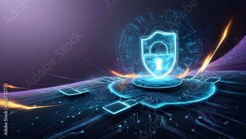 Advanced cybersecurity systems, Digital Data with Encryption.