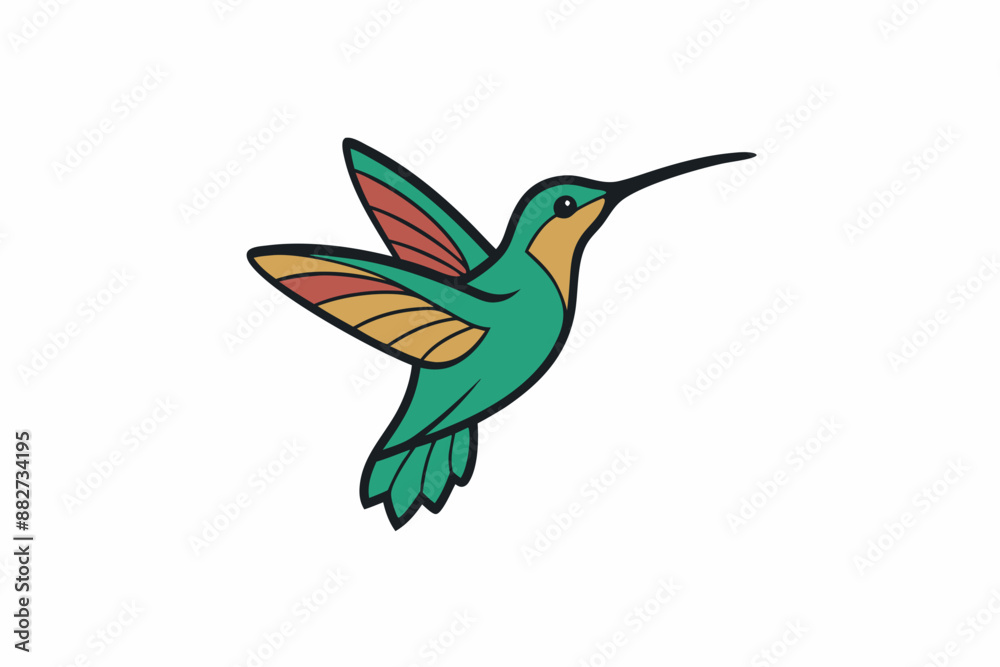 Obraz premium hummingbird in flight