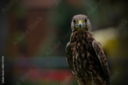 The common kestrel (Falco tinnunculus)