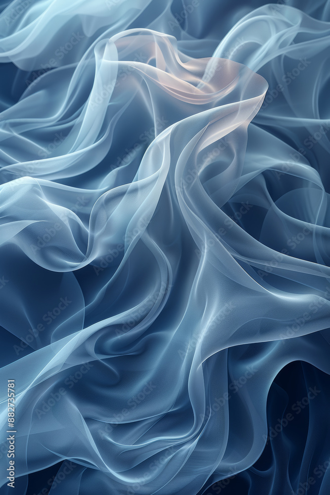 Obraz premium Abstract Serenity in Soft Gradients