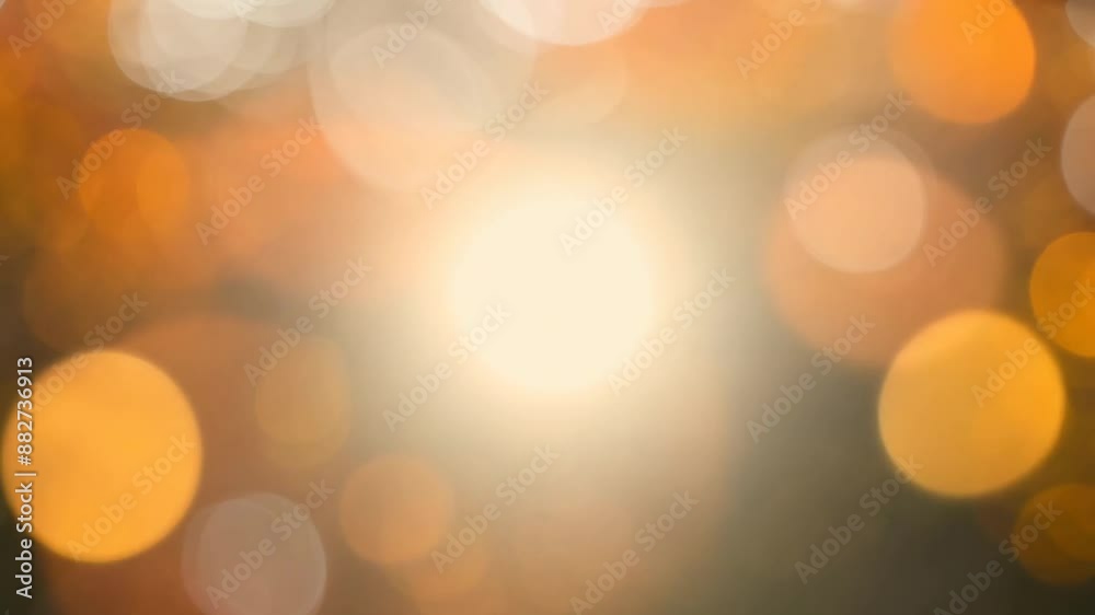 Abstract Bokeh Background With Warm Lighting Generative AI