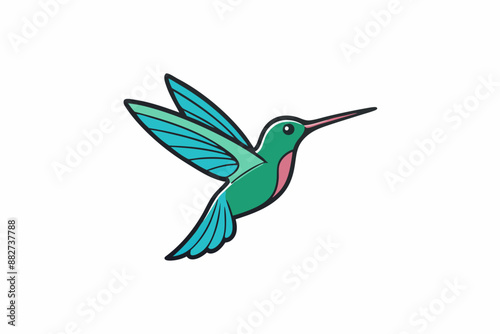 hummingbird in flight
