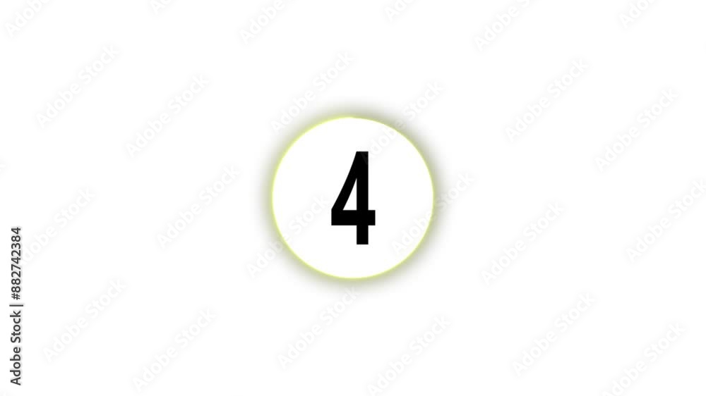 Countdown concept, creative animation of counter Countdown concept, creative animation of counter