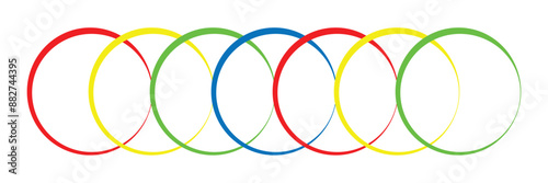 Venn diagram three overlapping circles chart. Business presentation venn vector chart. glyph style design for website, app, UI . in eps 10.