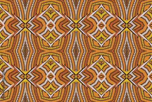 African Ikat paisley embroidery.geometric ethnic oriental seamless pattern traditional.Aztec style. Native american Southwest design Aztec pattern