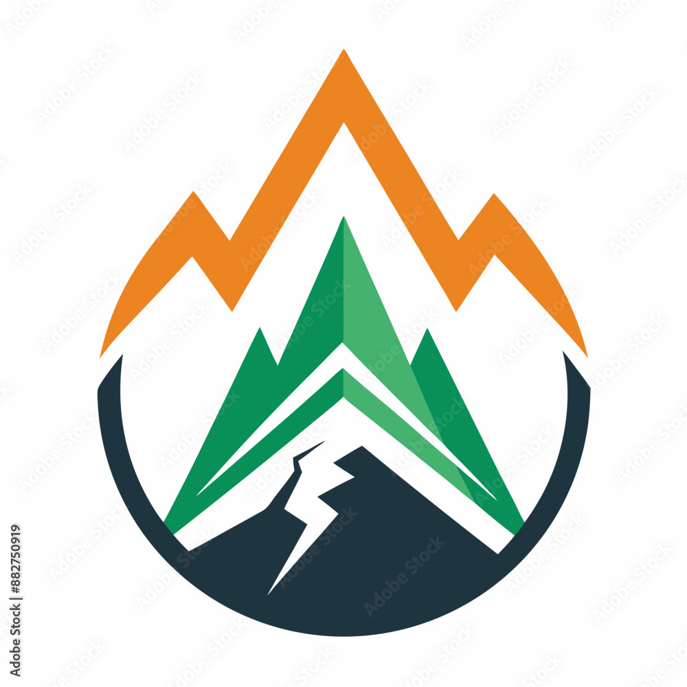 Mountain Logo Design Concept Vector Art Illustration Template Mountain Logo Design Concept Vector Art Illustration Template