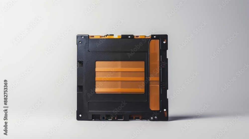 Diskette back isolated on white background Diskette back isolated on white background