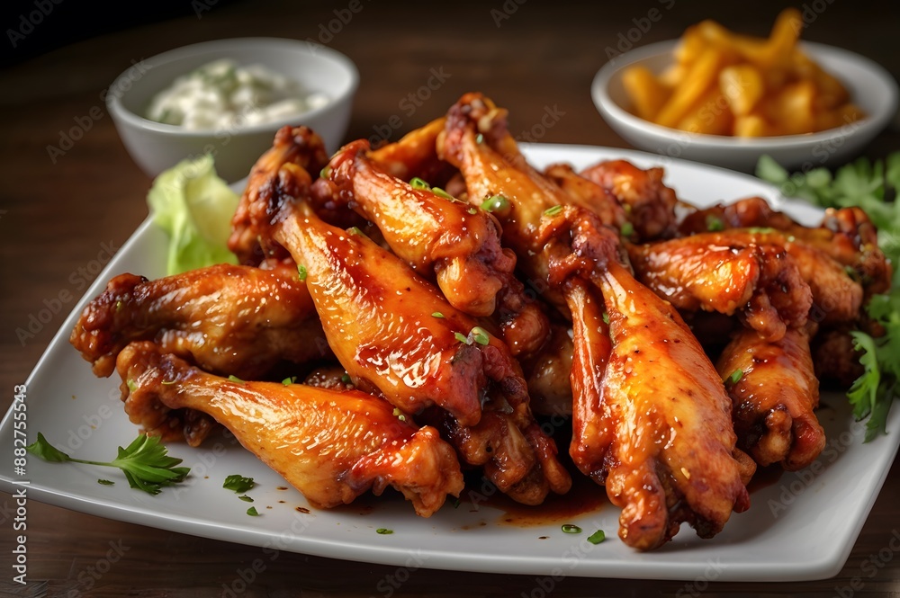Spicy Feast Flame-Kissed Chicken Wings image Generated by Ai Spicy Feast Flame-Kissed Chicken Wings image Generated by Ai