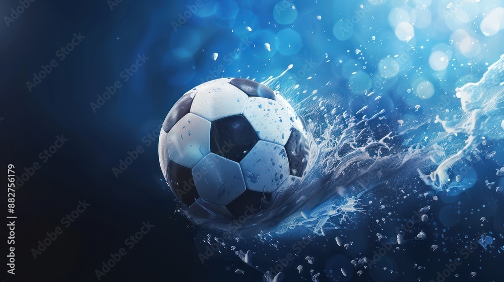 Fototapeta premium Football sport banner