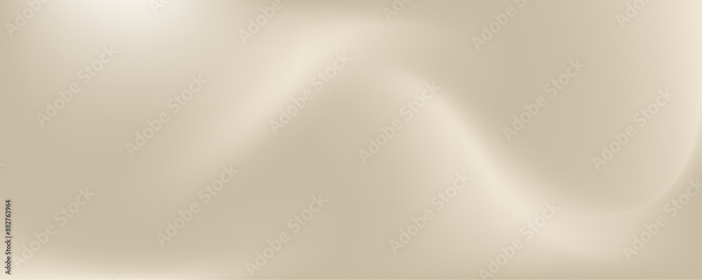 Fototapeta premium Beige gradient background. Classic simple texture for banner, flyer, presentation, etc. Vector illustration.