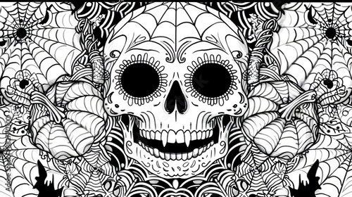 Halloween, Colouring in Page