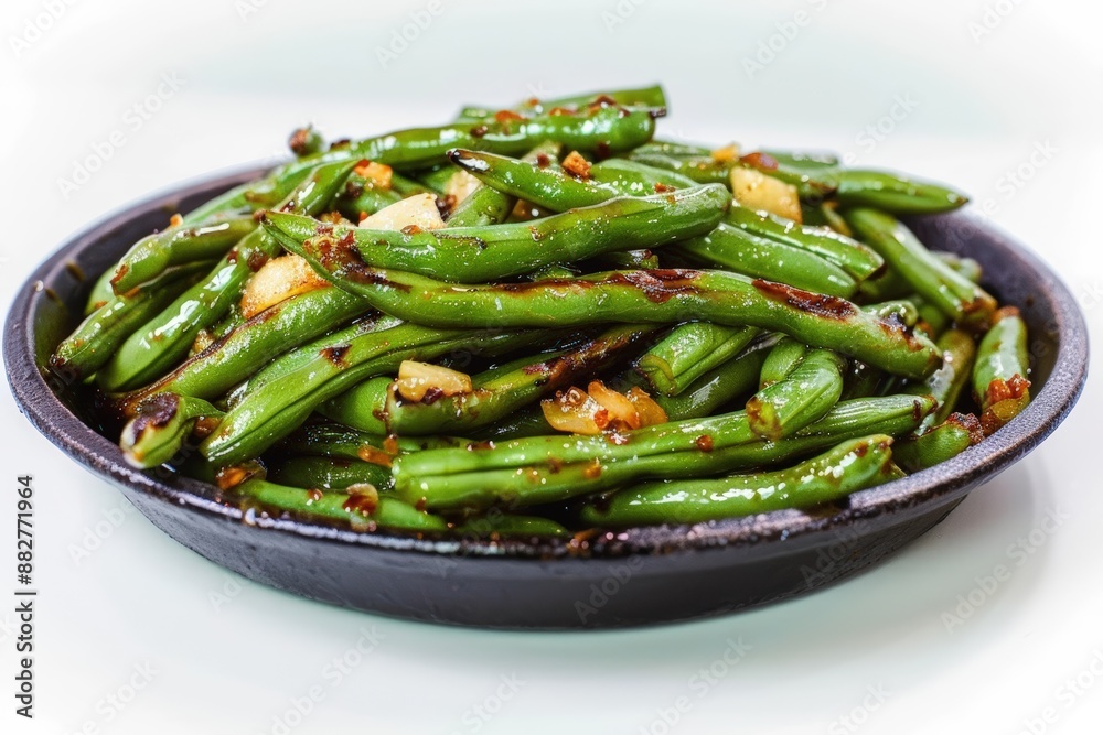 Irresistible Dry Fried String Beans with Scallions Irresistible Dry Fried String Beans with Scallions